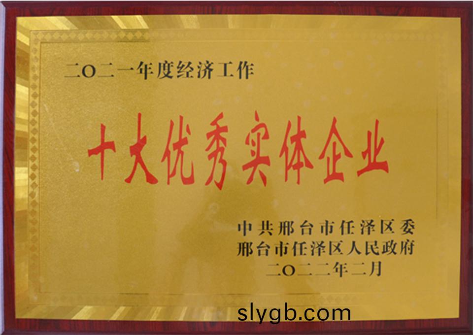 十(shi)大優秀實體(ti)企業(ye)
